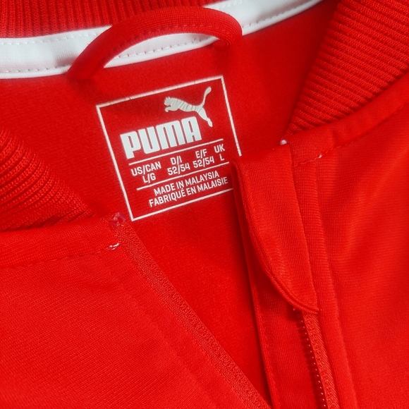 Puma FC Blazers Oshea Soccer Training Jacket Red Size Large - Picture 6 of 9